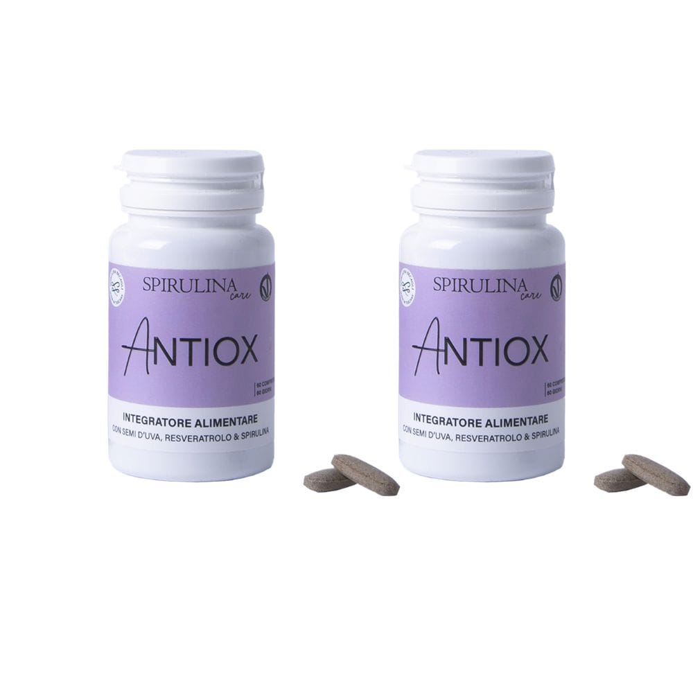 SPIRULINA CARE ANTIOX 60 COMPRESSE PACK X2
