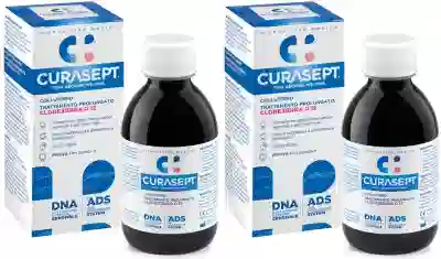 CURASEPT COLLUTORIO 0,12 ADS + DNA 200 ML Pack da 2