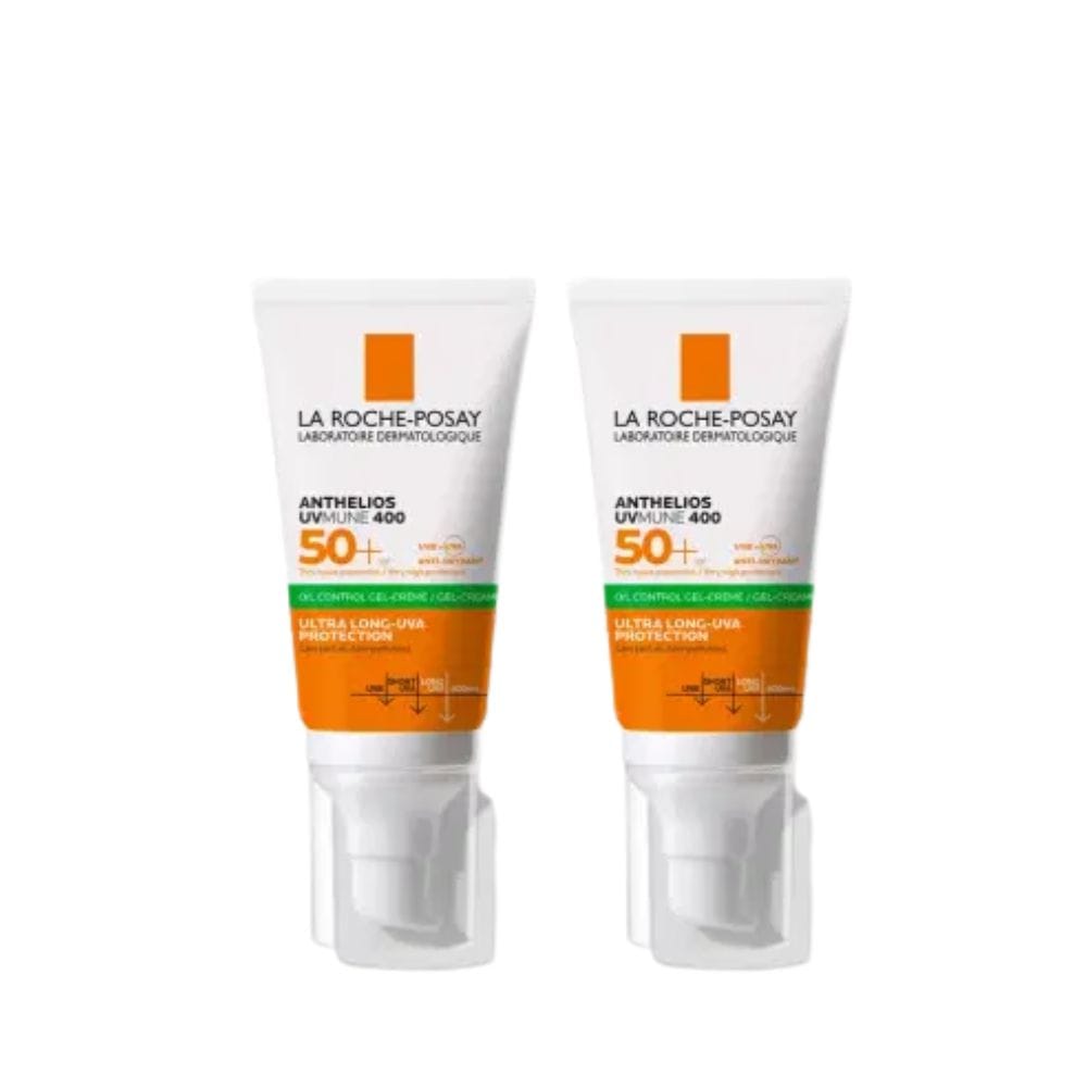ANTHELIOS GEL CREMA OIL CONTROL SENZA PROFUMO UVMUNE SPF50+ 50 ML PACK X2