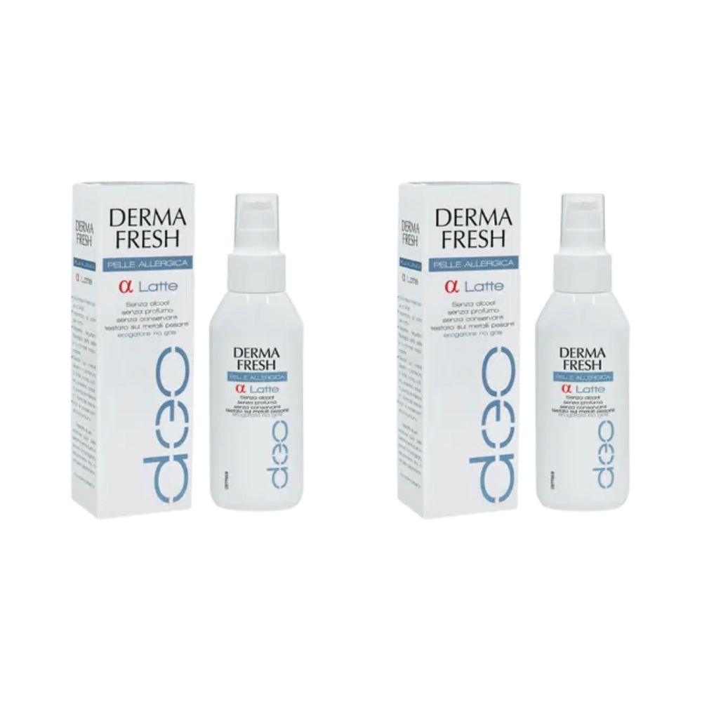DERMAFRESH PELLI ALLERGICHE ALFA LATTE 100 ML Pack X2