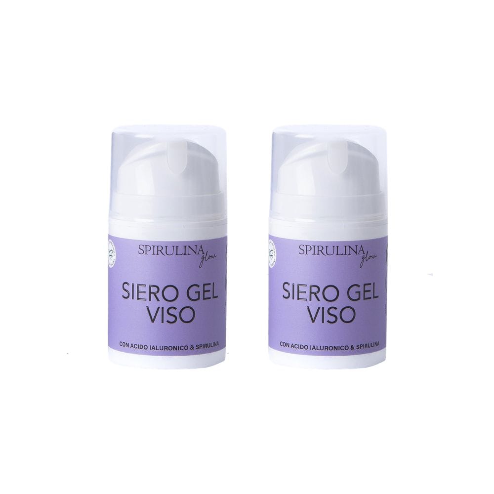 PIRULINA GLOW SIERO GEL VISO PACK X2