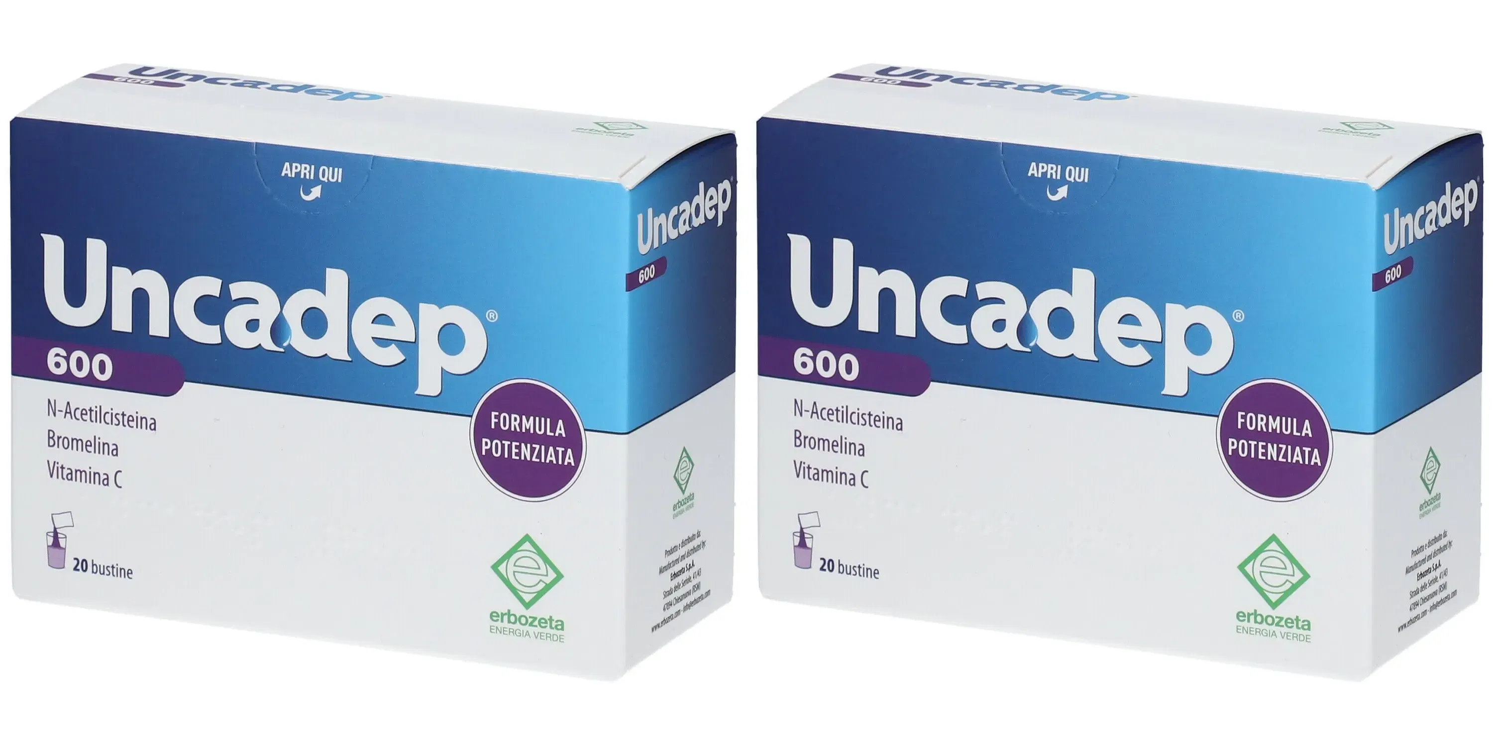 UNCADEP 600 20 BUSTINE Pack da 2