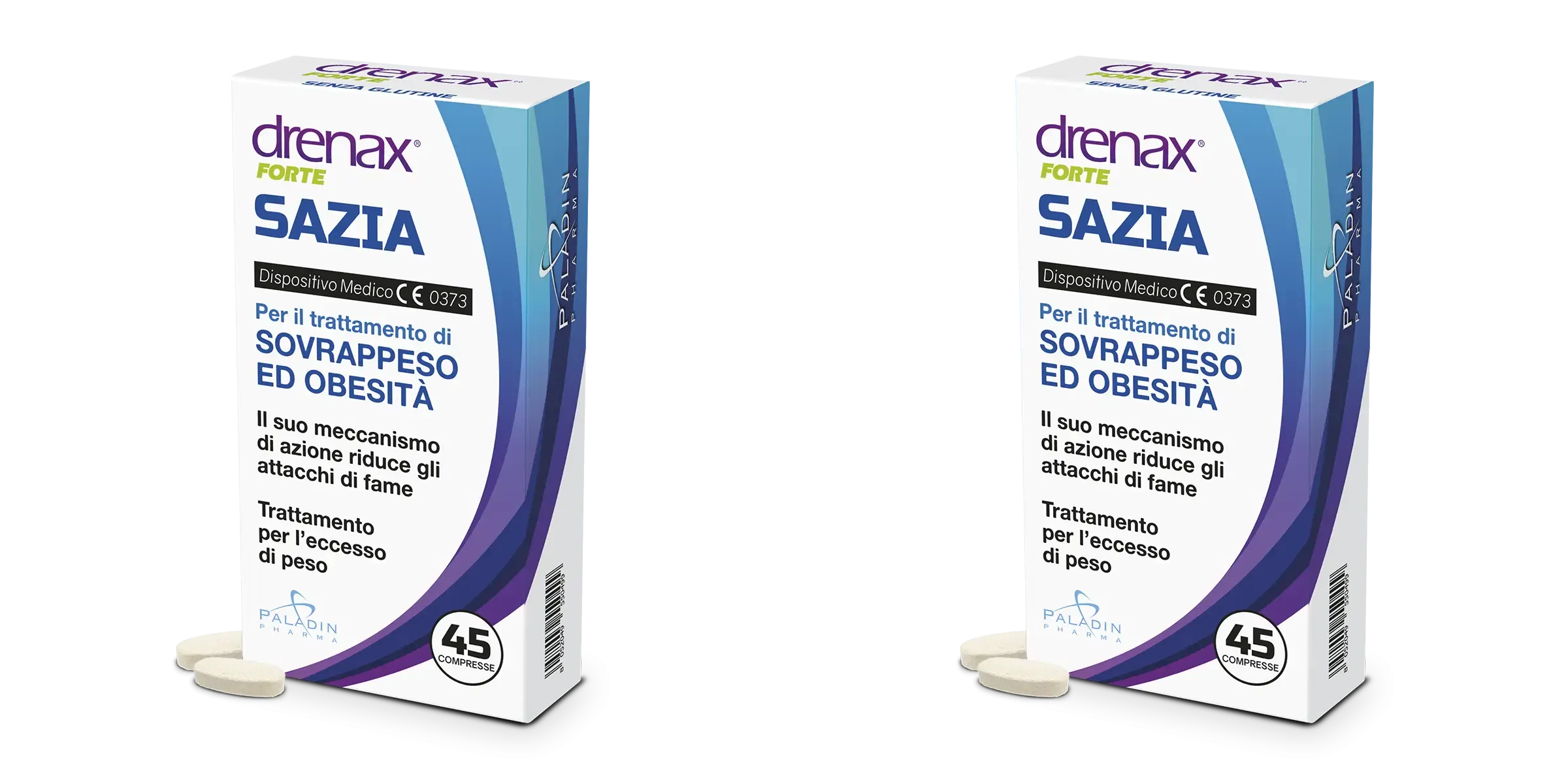 DRENAX FORTE SAZIA 45 COMPRESSE Pack da 2