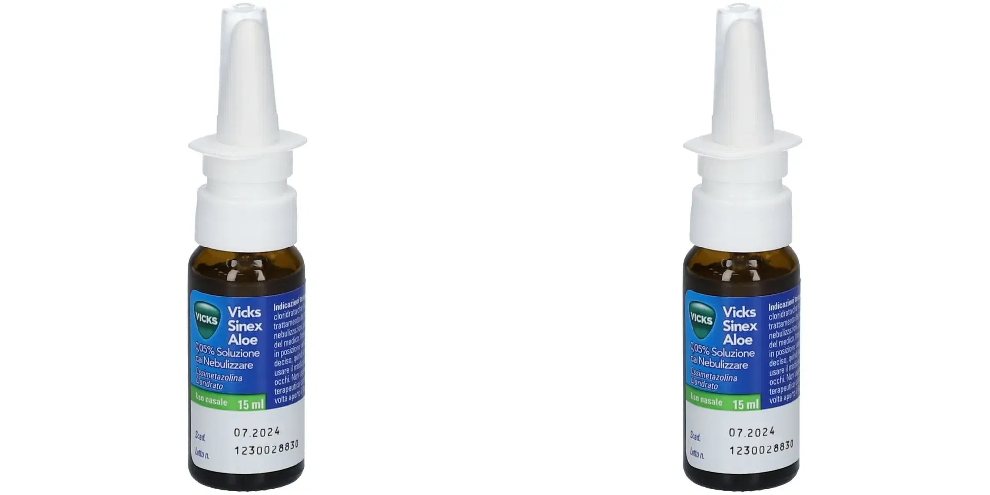 VICKS SINEX ALOE soluzione nebulizzante 15 ml 0,05% Pack da 2