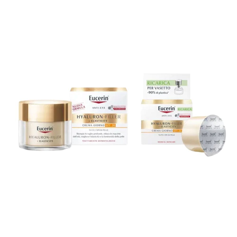 Eucerin crema giorno + ricarica 