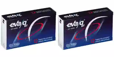 EVA QU 12 SUPPOSTE AD AZIONE EFFERVESCENTE Pack da 2