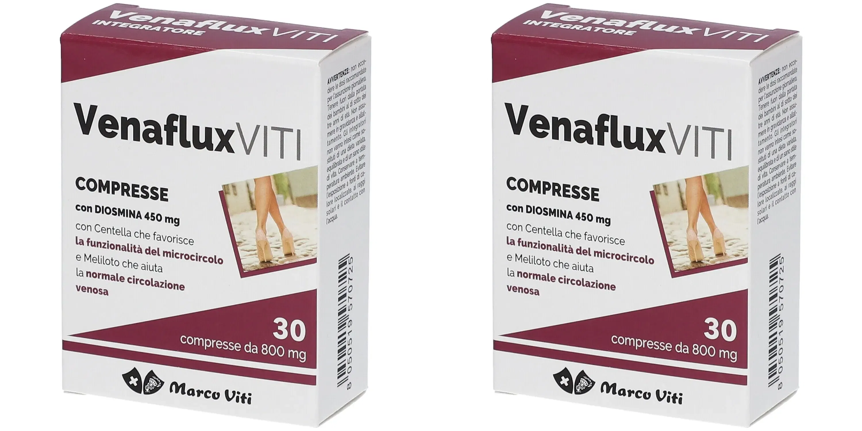 VENAFLUX VITI 30 COMPRESSE Pack da 2