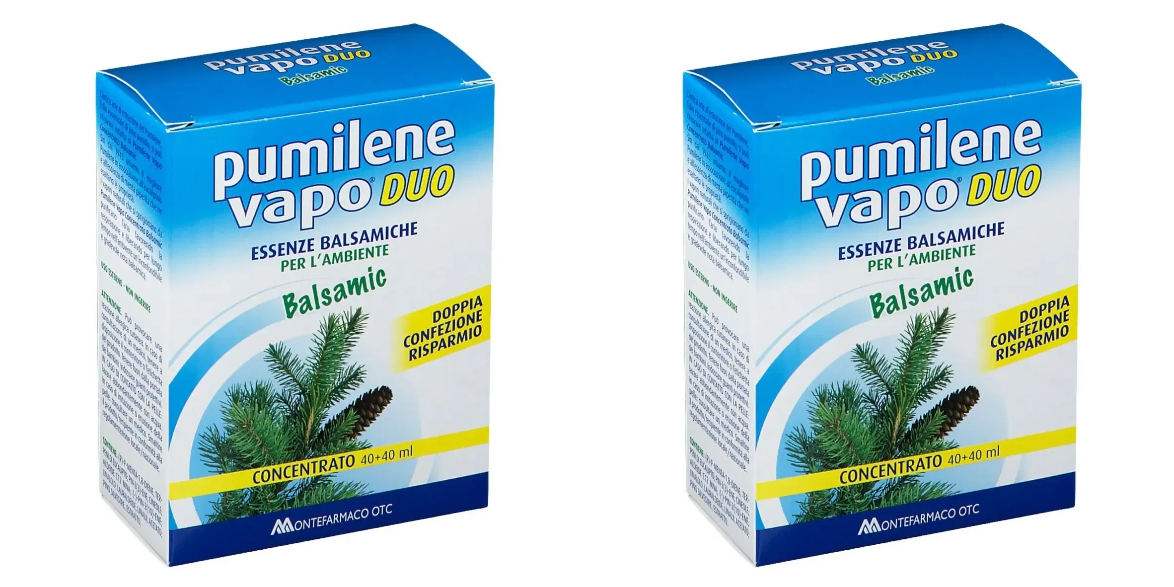 PUMILENE VAPO DUO CON DIFFUSORE 2X40 ML Pack da 2