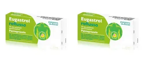 EUGASTROL REFLUSSO 7 compresse gastroresistenti 20 mg Pack da 2