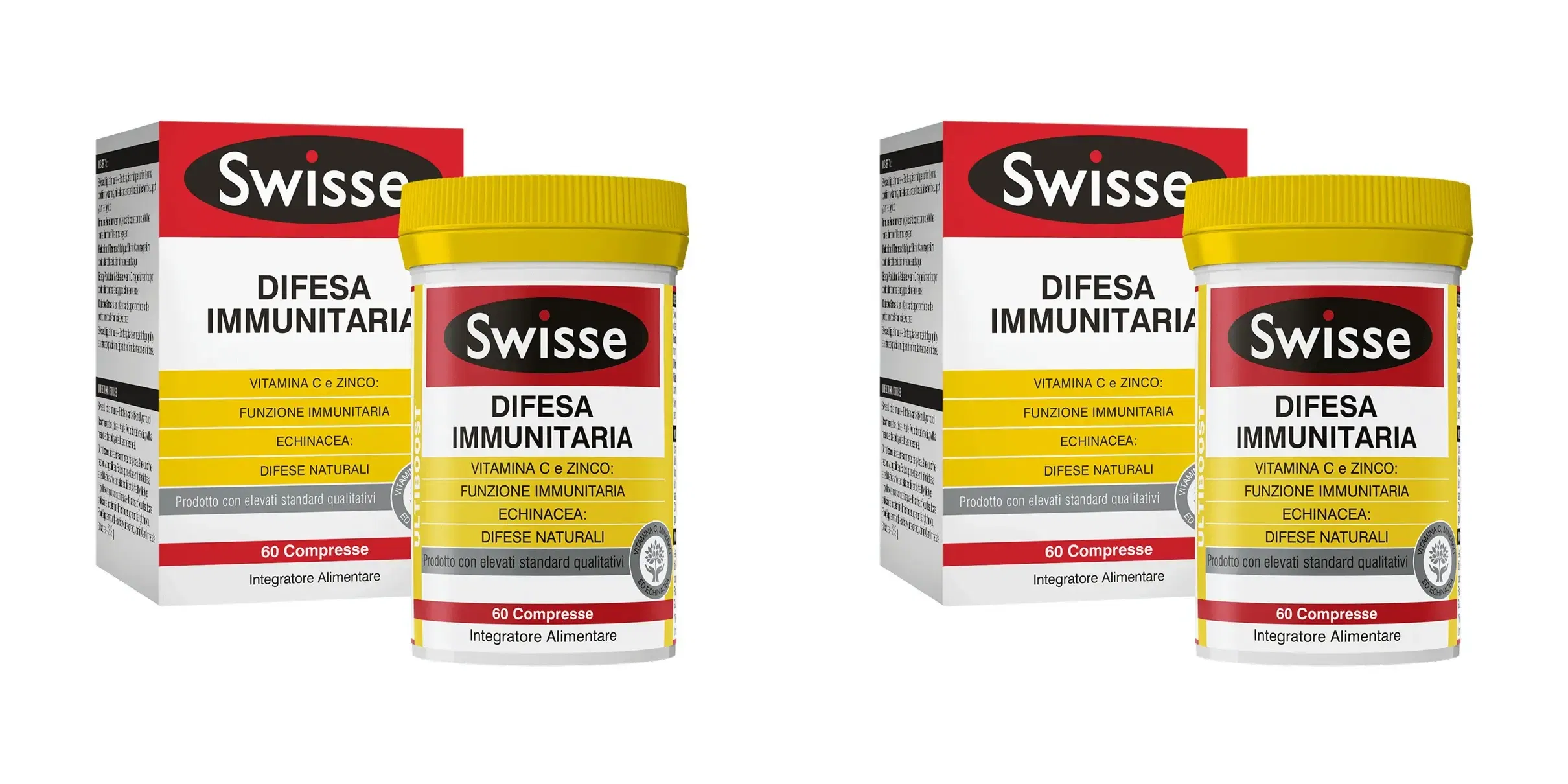 SWISSE DIFESA IMMUNITARIA 60 COMPRESSE Pack da 2