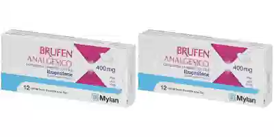 MYLAN BRUFEN ANALGESICO 12 compresse rivestite 400 mg Pack da 2