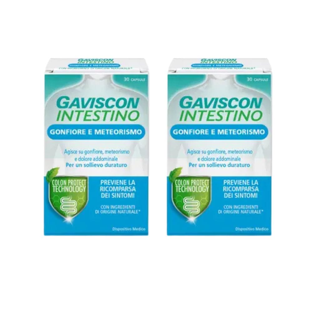 GAVISCON INTESTINO GONFIORE E METEORISMO PACK X2