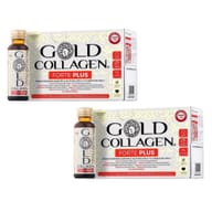    GOLD COLLAGEN FORTE PLUS 10 FLACONCINI DA 50 ML 8G COLLAGENE PACK X2