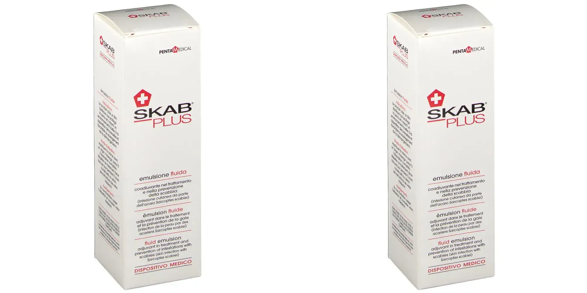 SKAB PLUS EMULSIONE FLUIDA 150 ML COADIUVANTE SCABBIA Pack da 2
