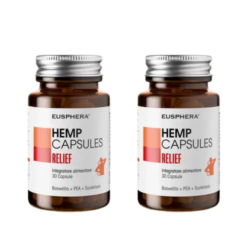 Eusphera Hemp capsules Relief - Pack x2