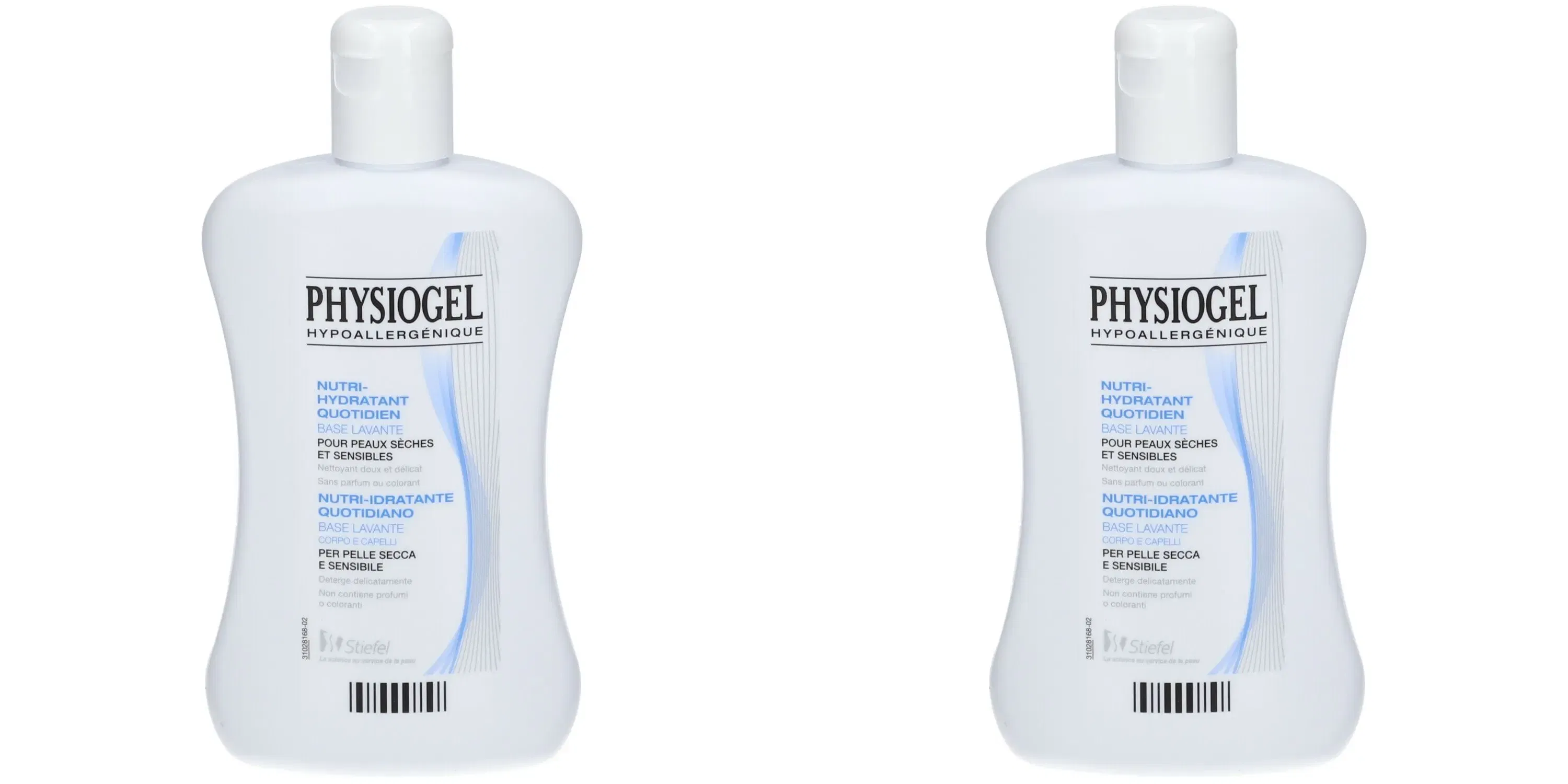 PHYSIOGEL BASE LAVANTE CORPO E CAPELLI 250 ML Pack da 2