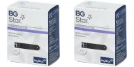 STRISCE REATTIVE MISURAZIONE GLICEMIA BGSTAR MYSTAR 25 PEZZI Pack da 2