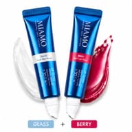 Miamo Lip Gloss Aging Defense SPF30 Berry + Glass – Duo Gloss Colorato e Trasparente Protettivo