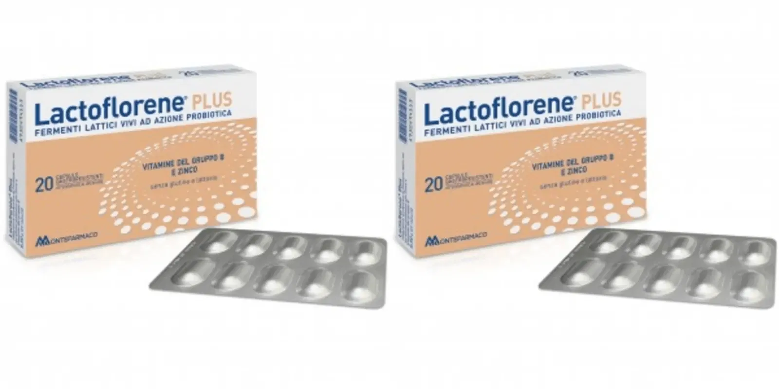 LACTOFLORENE PLUS 20 CAPSULE GASTRORESISTENTI Pack da 2