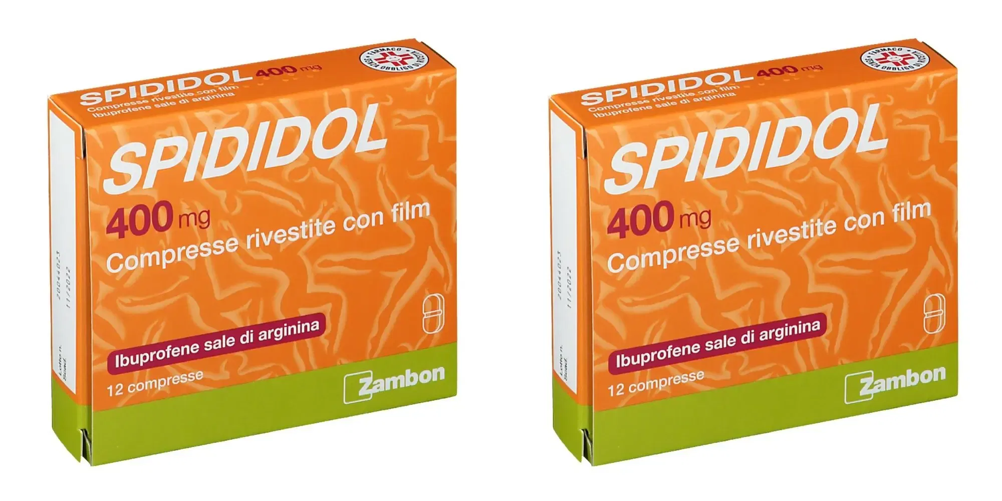 SPIDIDOL 12 compresse rivestite 400 mg Pack da 2
