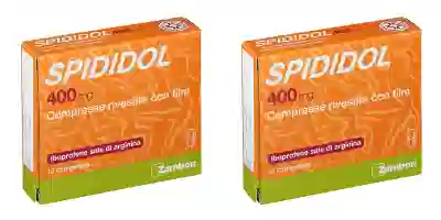 SPIDIDOL 12 compresse rivestite 400 mg Pack da 2