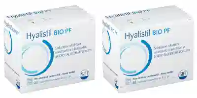 HYALISTIL BIO PF SOLUZIONE OFTALMICA PHOSPHATE FREE MONODOSE A BASE DI ACIDO IALURONICO 0,2% 30 FLACONCINI 0,25 ML Pack da 2
