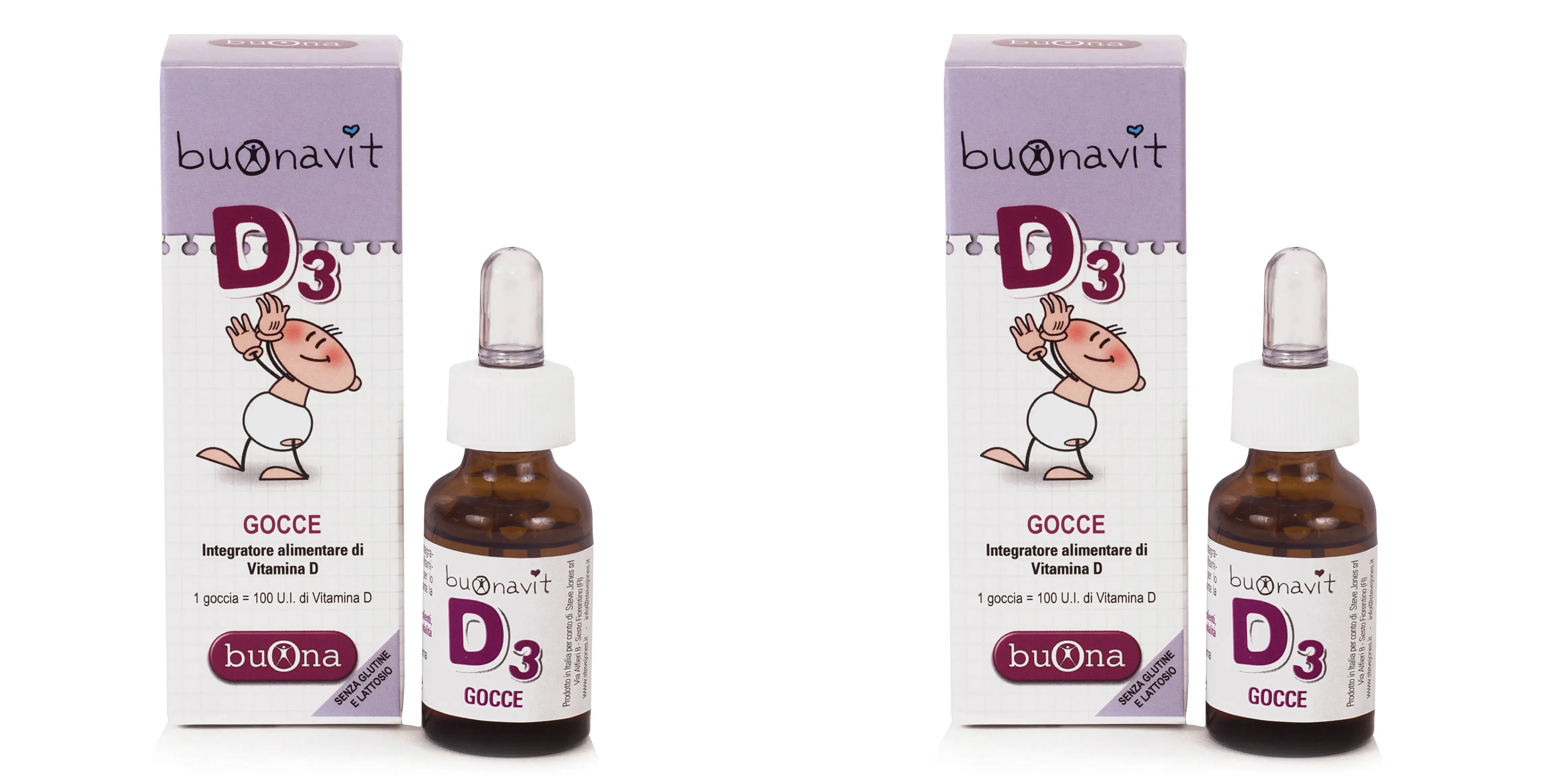 BUONAVIT D3 12 ML Pack da 2