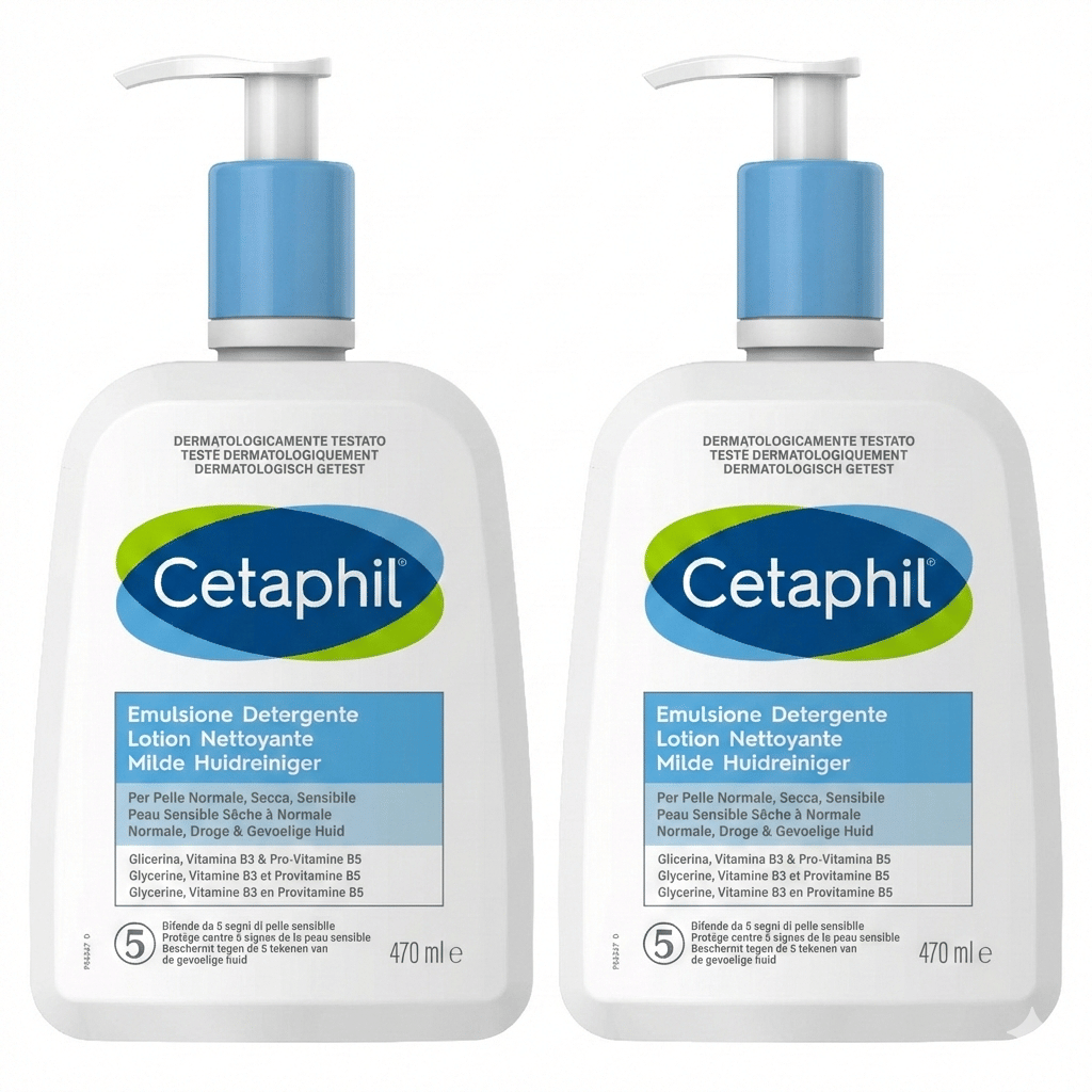CETAPHIL EMULSIONE DETERGENTE 470 ML Pack x2