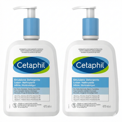 CETAPHIL EMULSIONE DETERGENTE 470 ML Pack x2