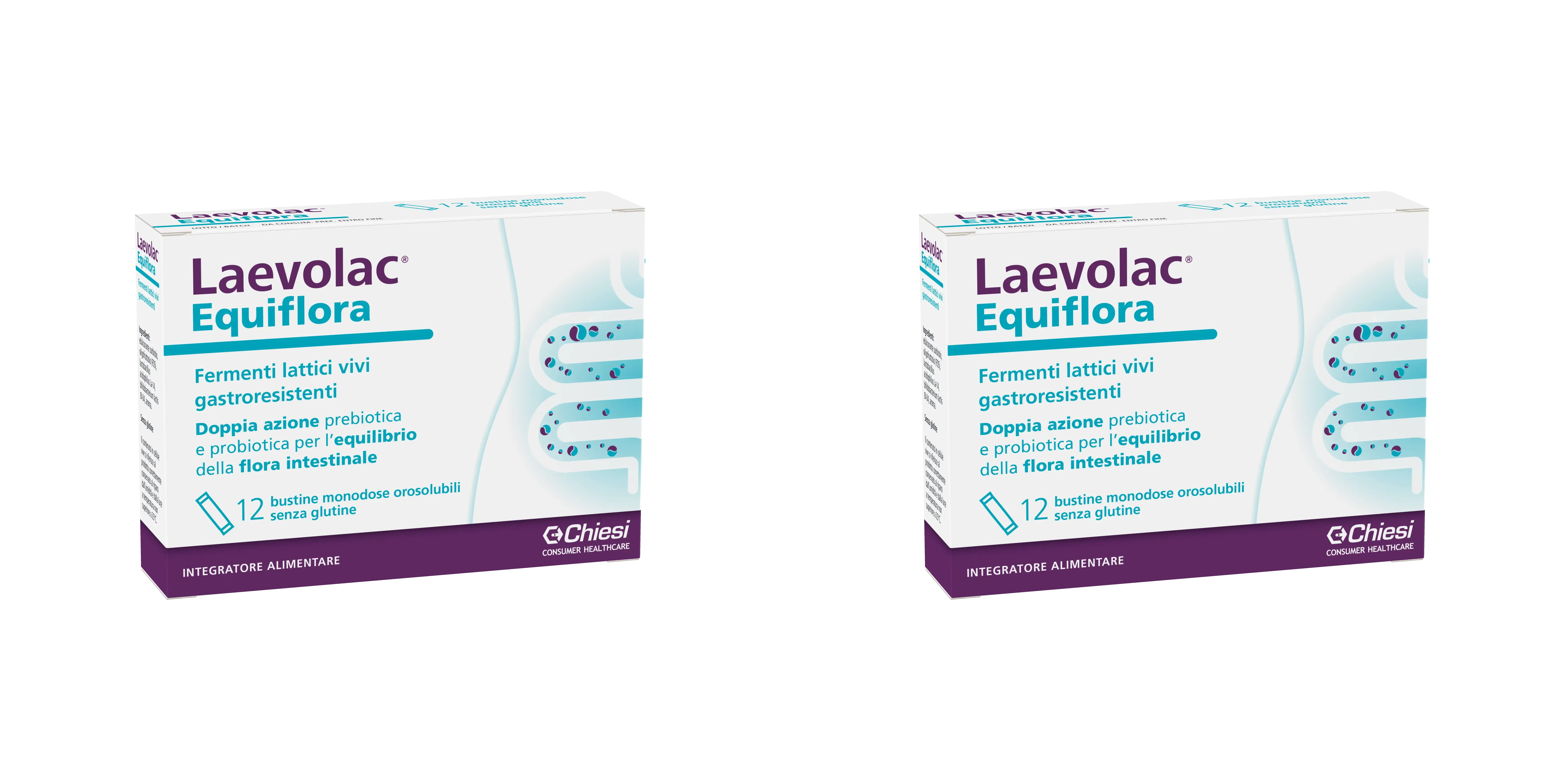 LAEVOLAC EQUIFLORA 12 BUSTE Pack da 2