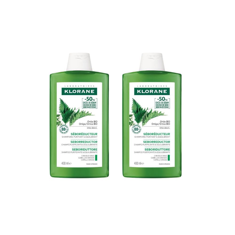 Shampoo all'ortica Klorane Pack x2