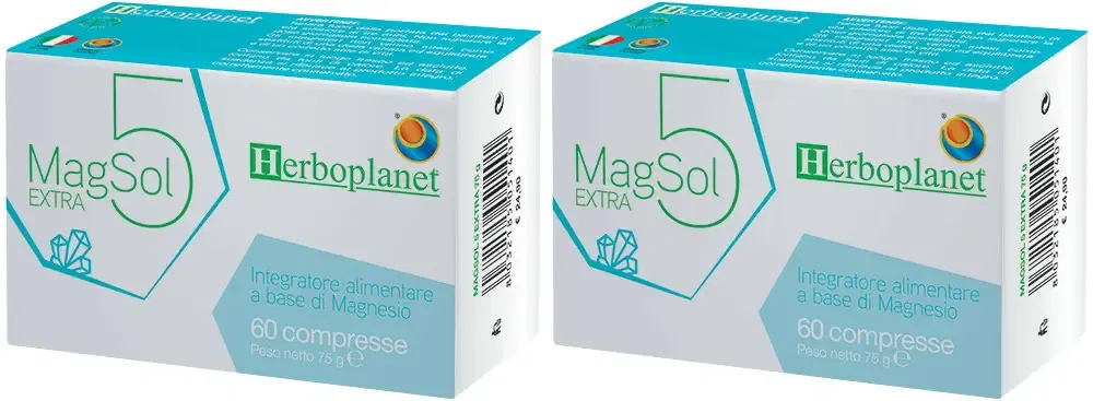 MAGSOL 5 EXTRA 60 COMPRESSE Pack da 2
