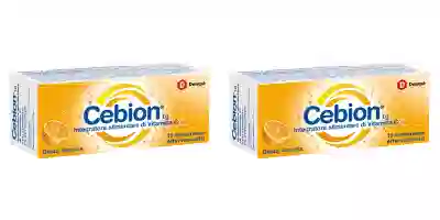 CEBION EFFERVESCENTI VITAMINA C ARANCIA 10 COMPRESSE Pack da 2