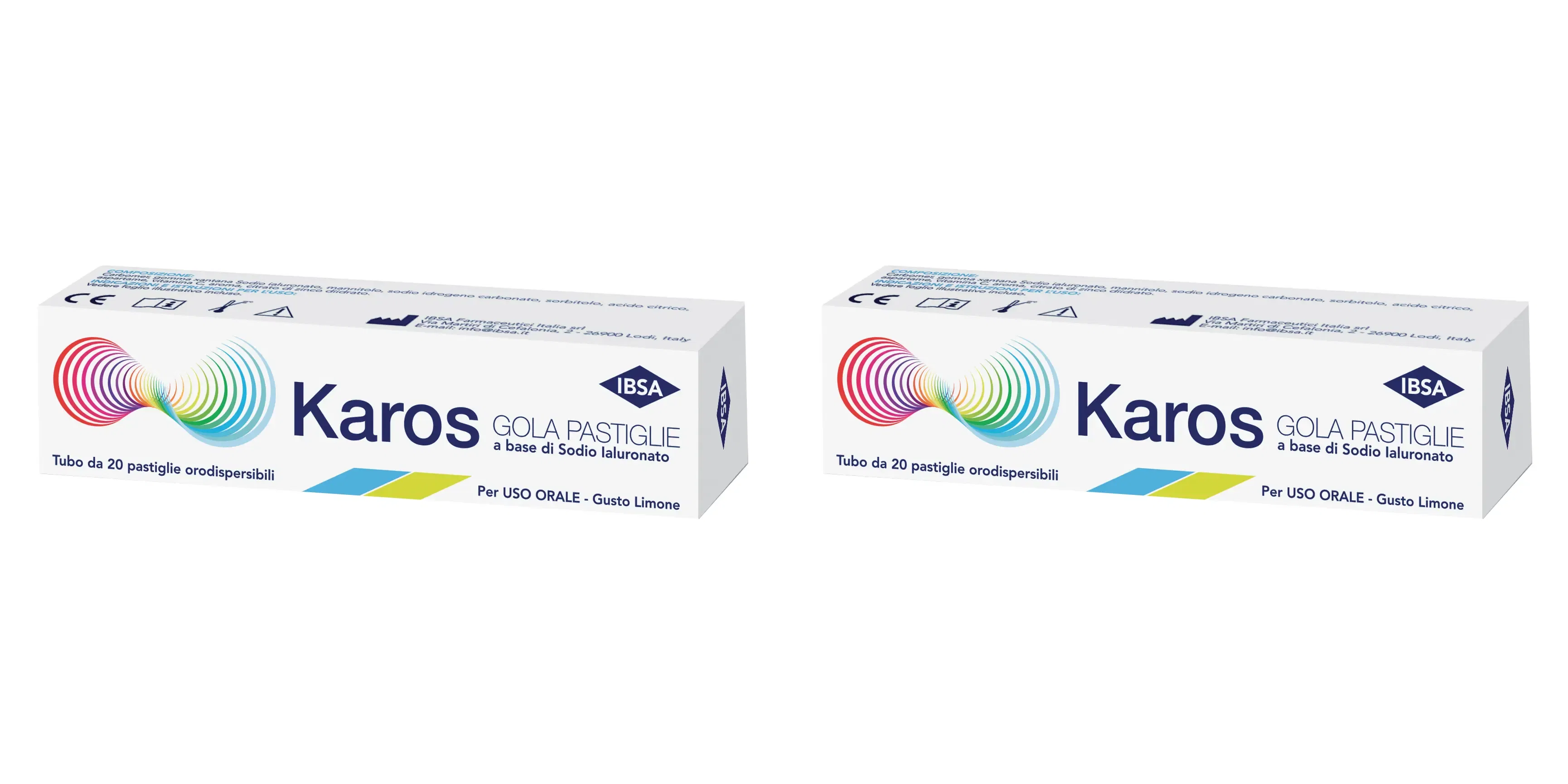 KAROS GOLA 20 PASTIGLIE ORODISPERSIBILI Pack da 2