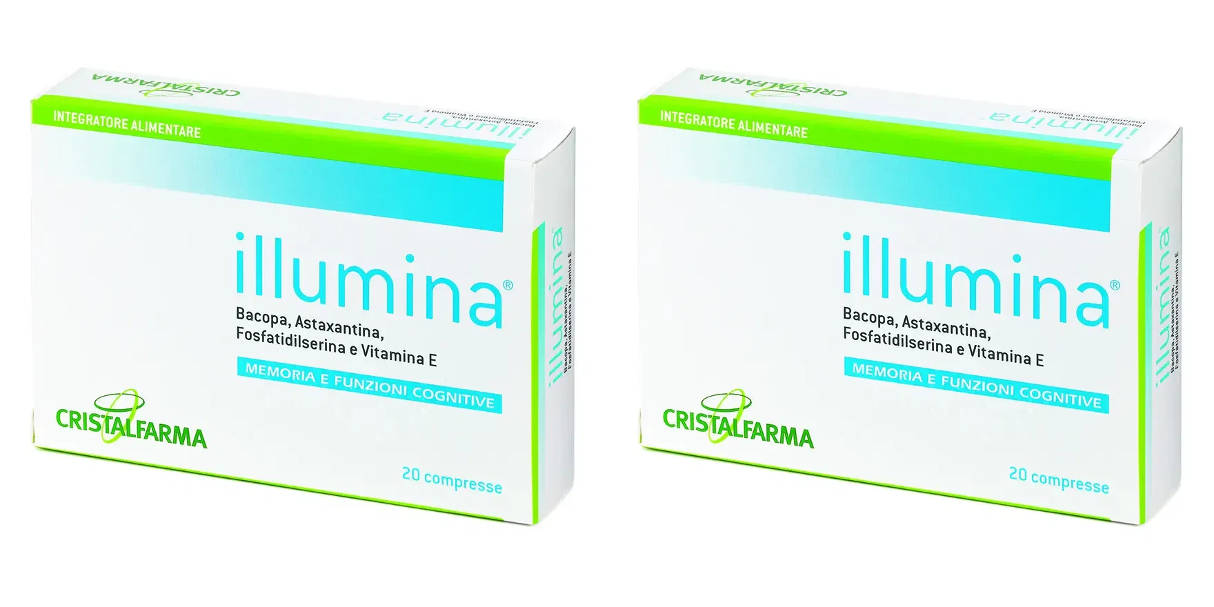 ILLUMINA 20 COMPRESSE Pack da 2