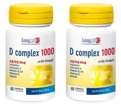 LONGLIFE D COMPLEX 1000 60 COMPRESSE Pack da 2