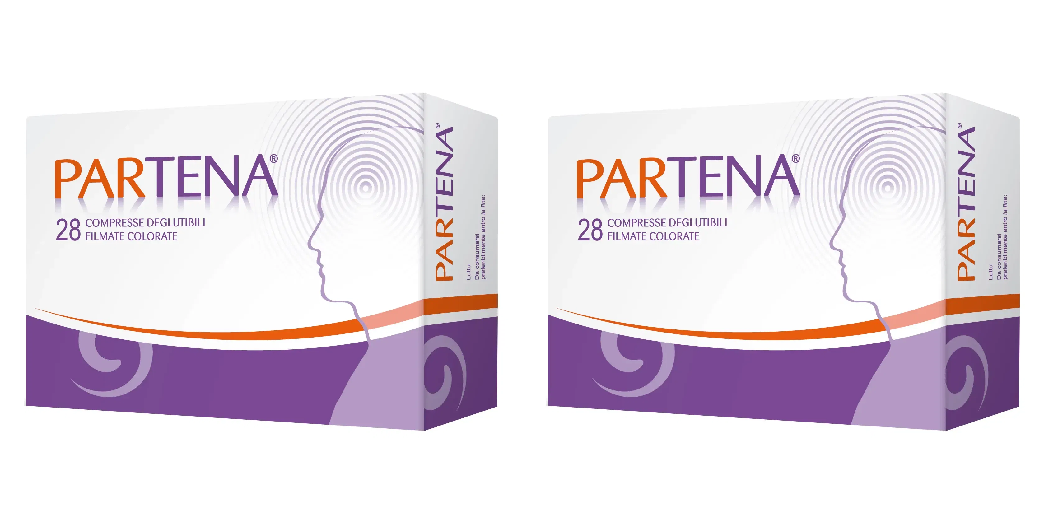 PARTENA 28 COMPRESSE 35,84 G Pack da 2