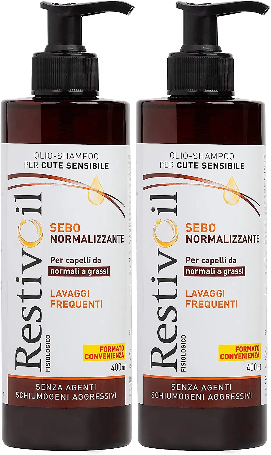 RESTIVOIL FISIOLOGICO 400 ML Pack da 2