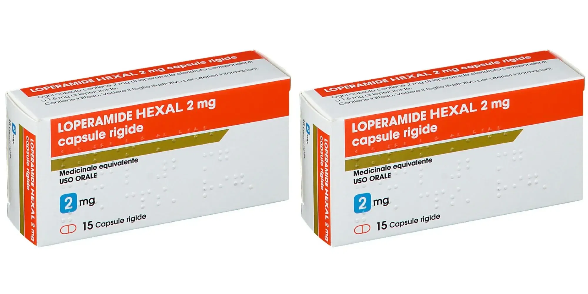 LOPERAMIDE (HEXAL) 15 capsule 2 mg Pack da 2
