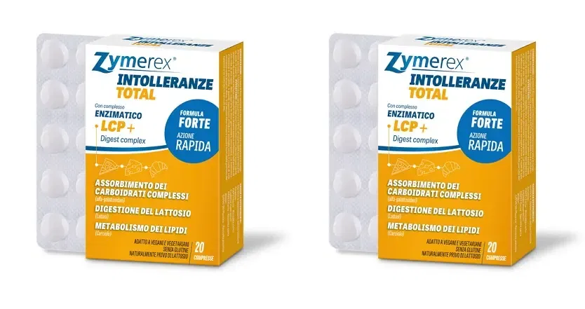 ZYMEREX INTOLLERANZE TOTAL 20 COMPRESSE Pack da 2