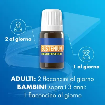 10 FLACONCINI SUSTENIUM MEMO FOSFORO PACK X2