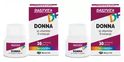 MASSIGEN DONNA MULTIVITAMINICO E MULTIMINERALE 30 COMPRESSE RIVESTITE Pack da 2