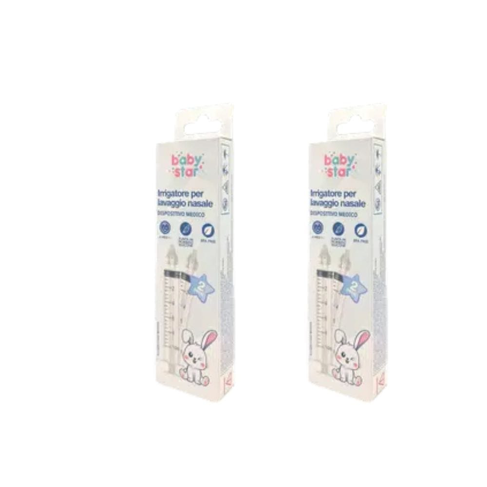 IRRIGATORE LAVAGGIO NASALE BABY STAR PACK X2