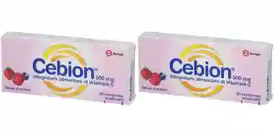 CEBION MASTICABILE SENZA ZUCCHERO VITAMINA C 500 MG 20 COMPRESSE Pack da 2
