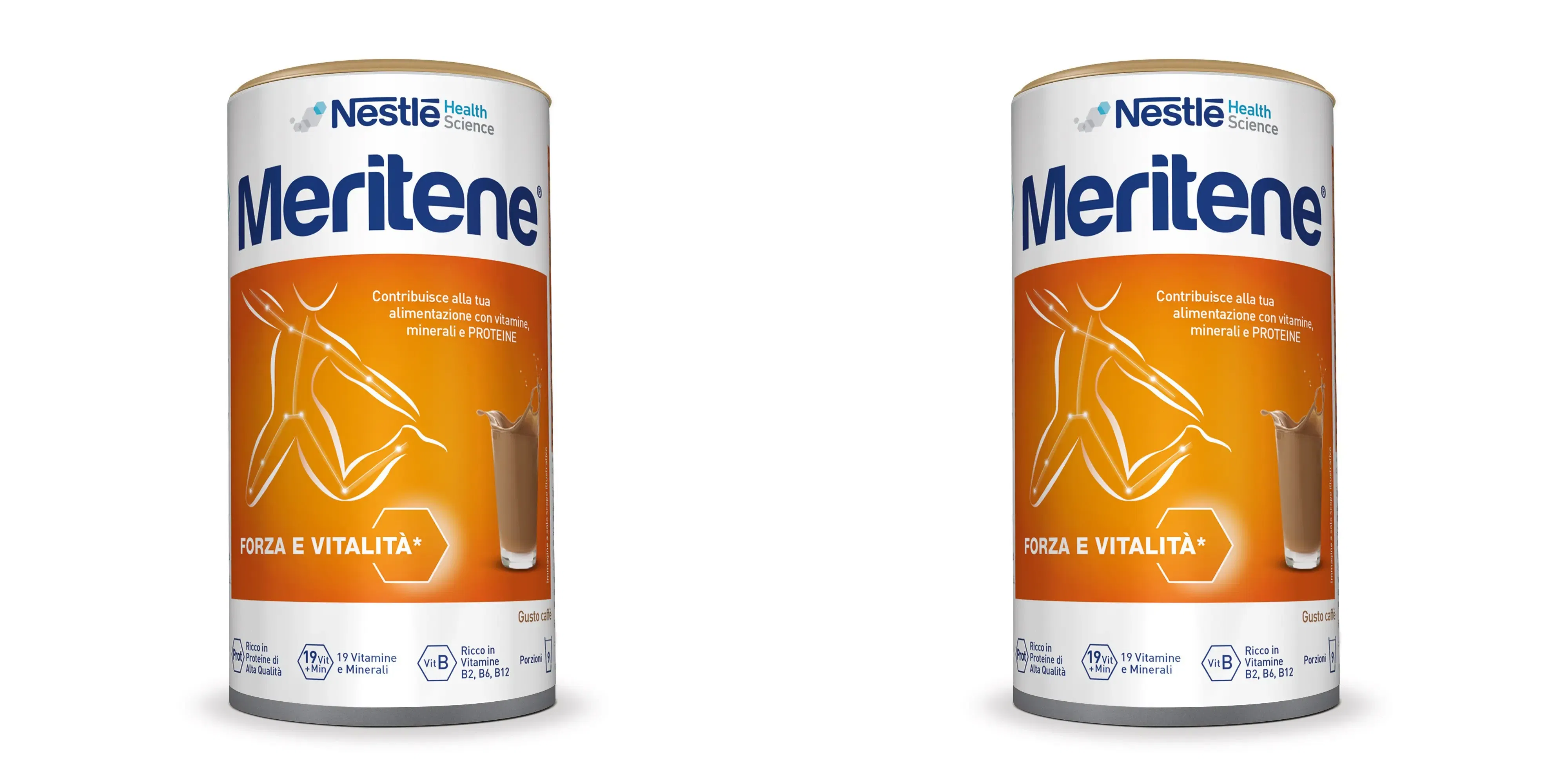 MERITENE FORZA E VITALITA' CAFFE 270 G Pack da 2