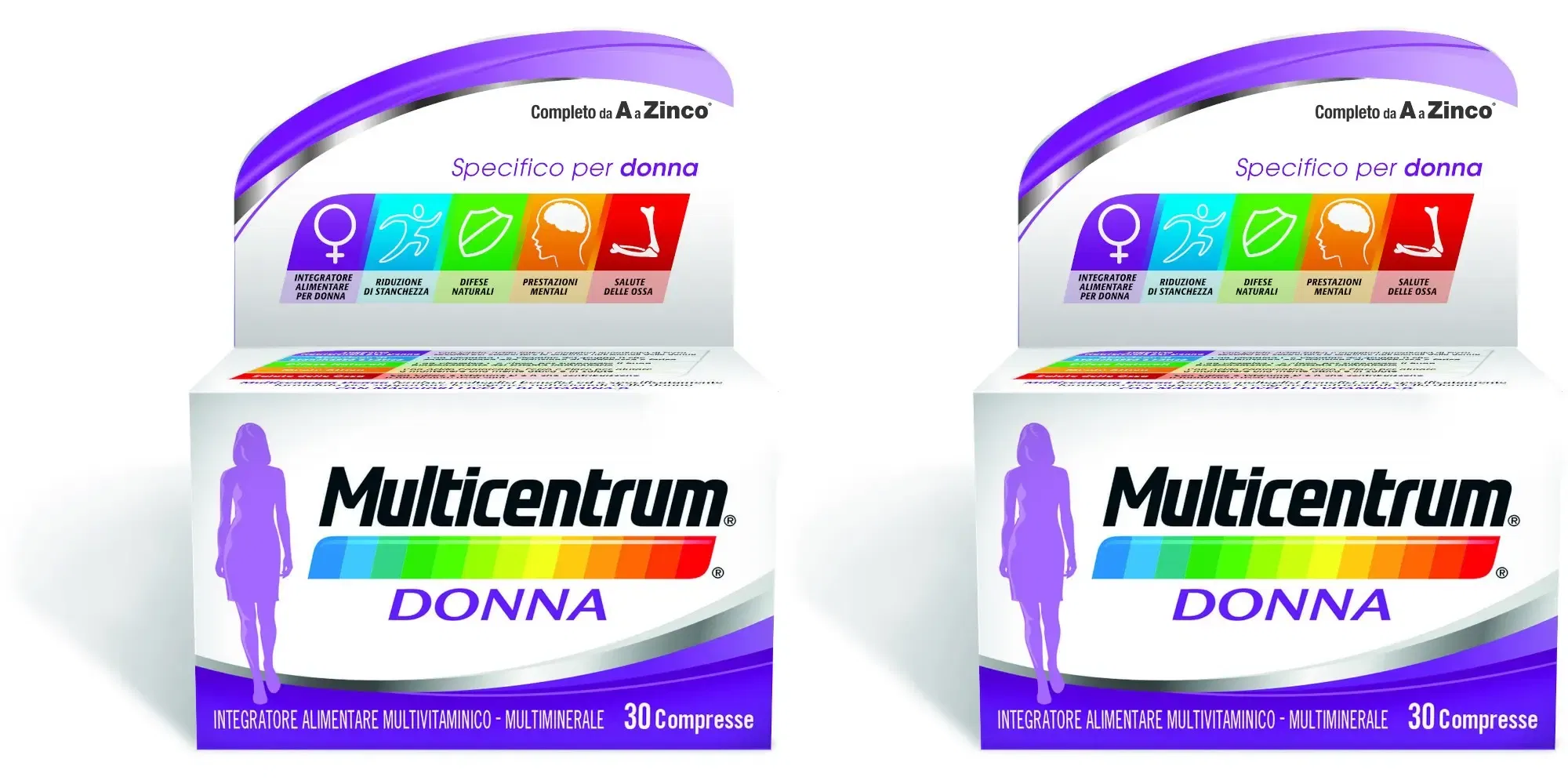 MULTICENTRUM DONNA 30 COMPRESSE Pack da 2
