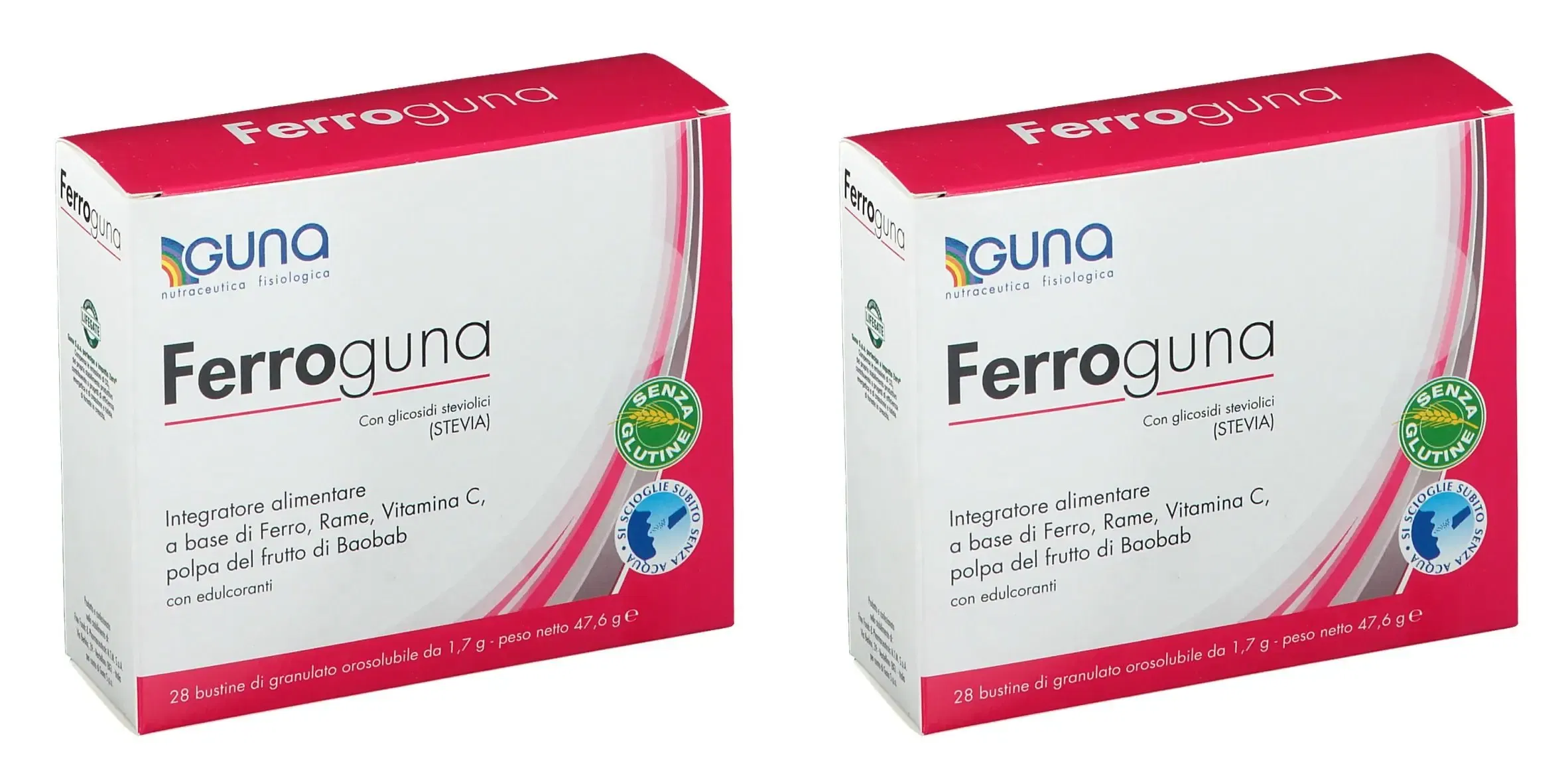 FERROGUNA 28 BUSTINE Pack da 2