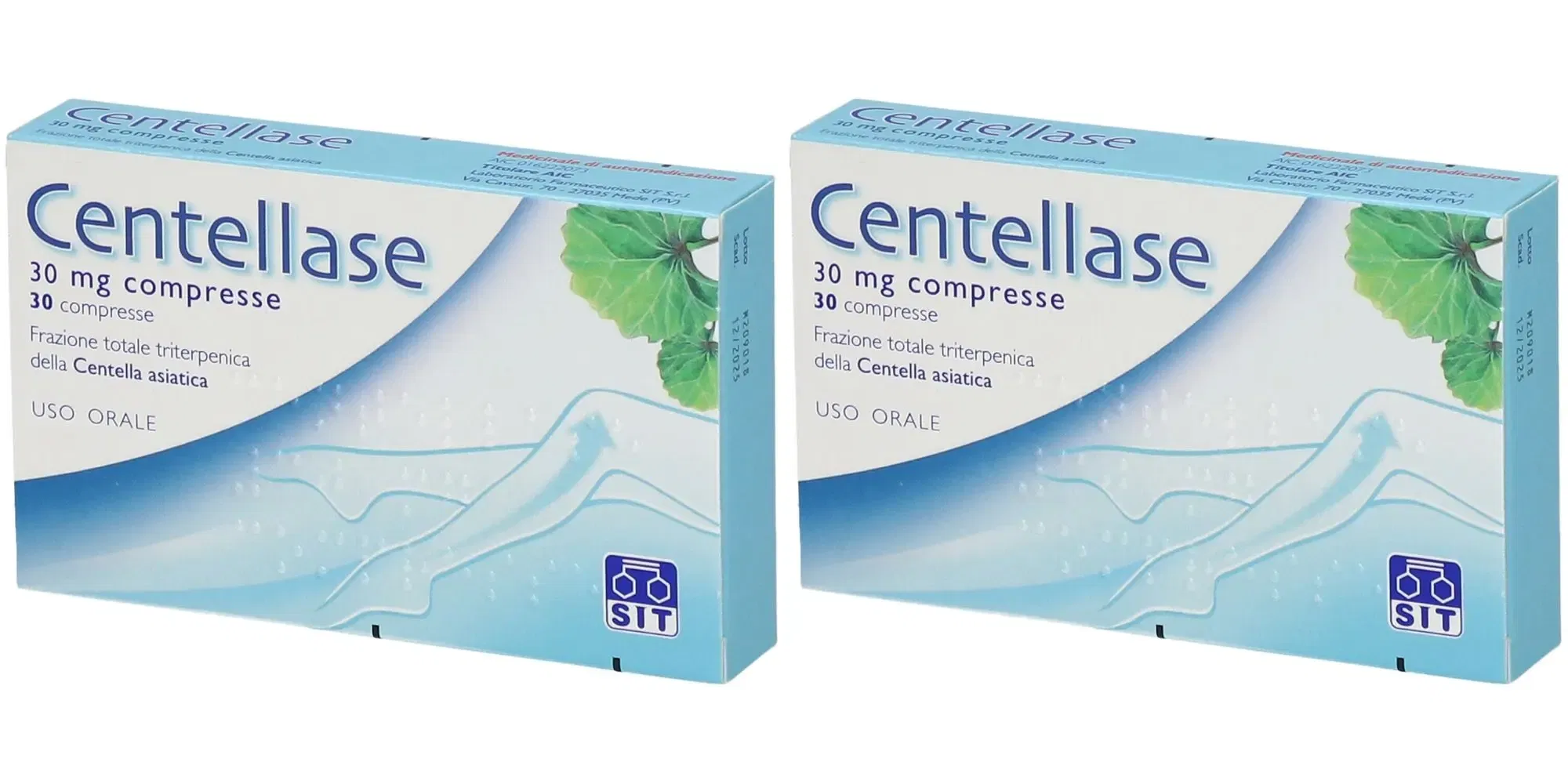 CENTELLASE 30 compresse 30 mg Pack da 2