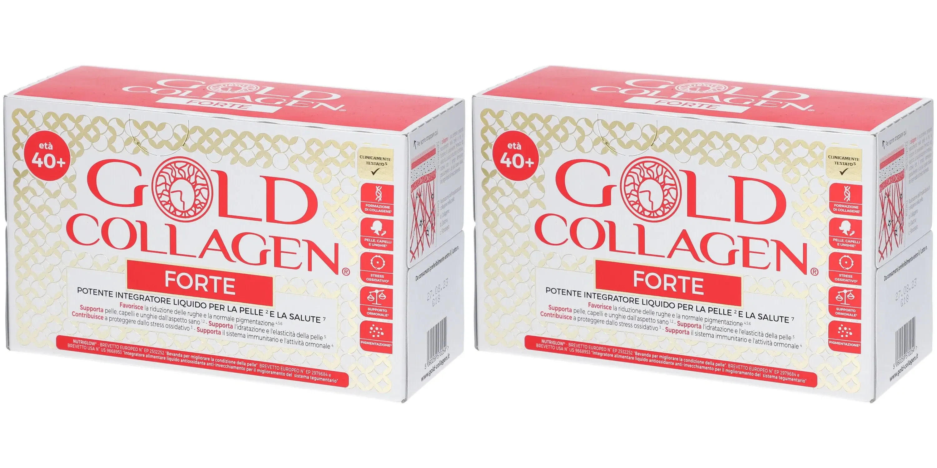 GOLD COLLAGEN FORTE 10 FLACONI Pack da 2