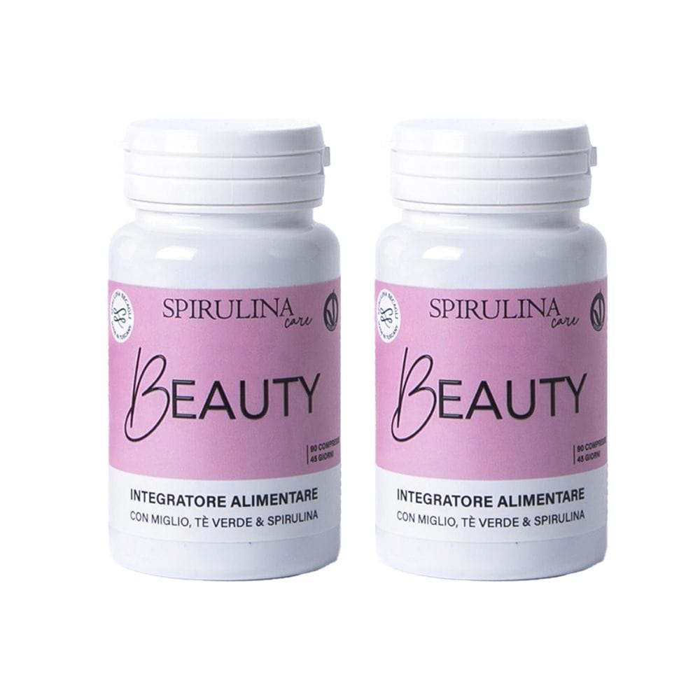 SPIRULINA CARE BEAUTY 90 COMPRESSE PACK X2